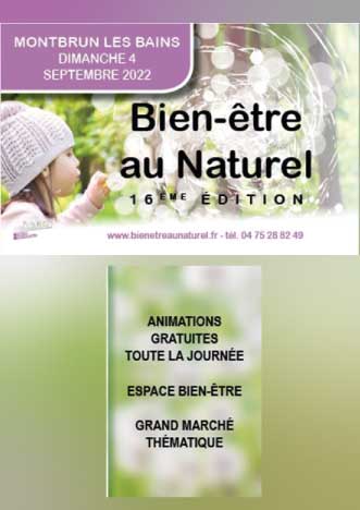 Journée bien-être au naturel - Montbrun les bains - Septembre 2022