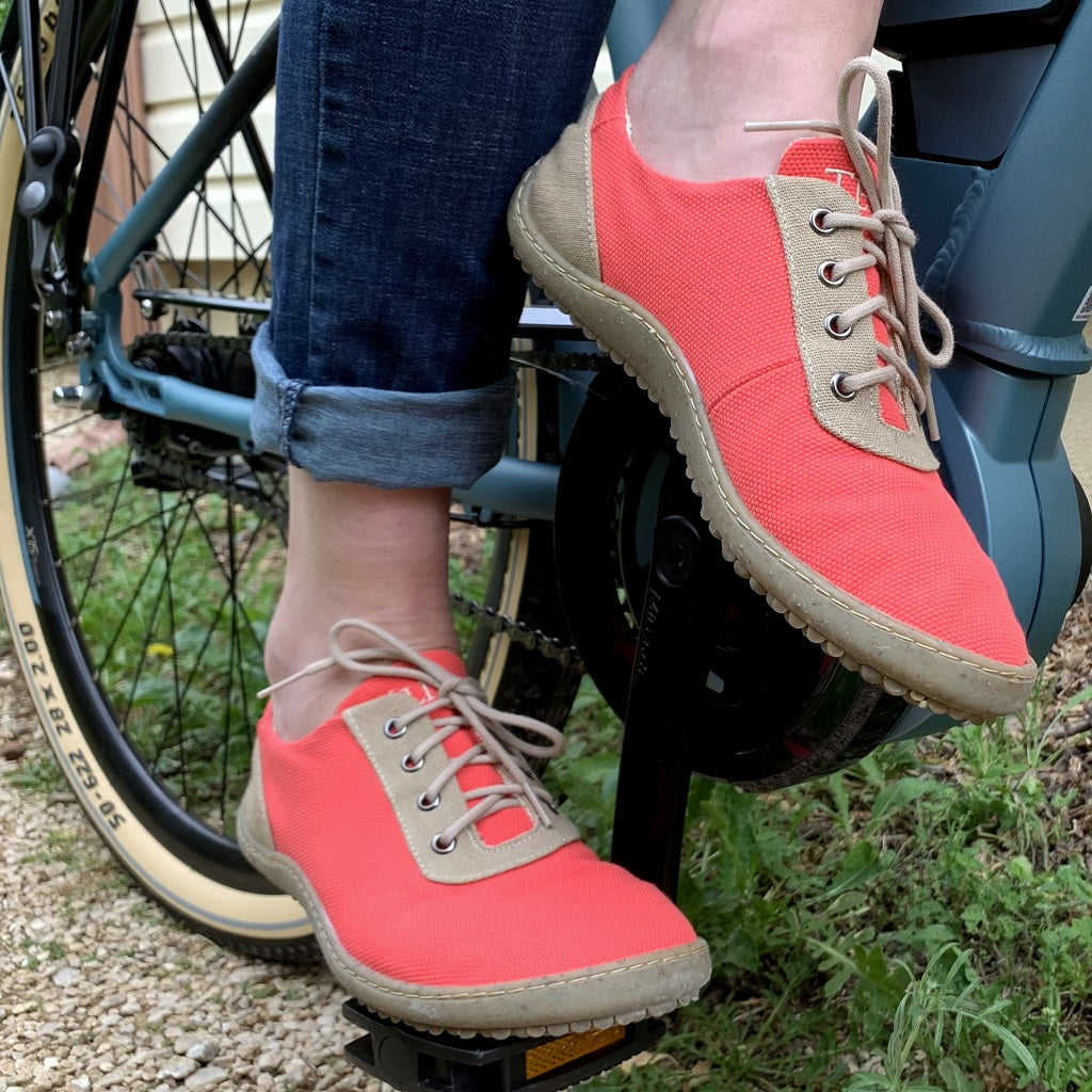 Primi Corail Chaussure barefoot Basket toile pour homme et