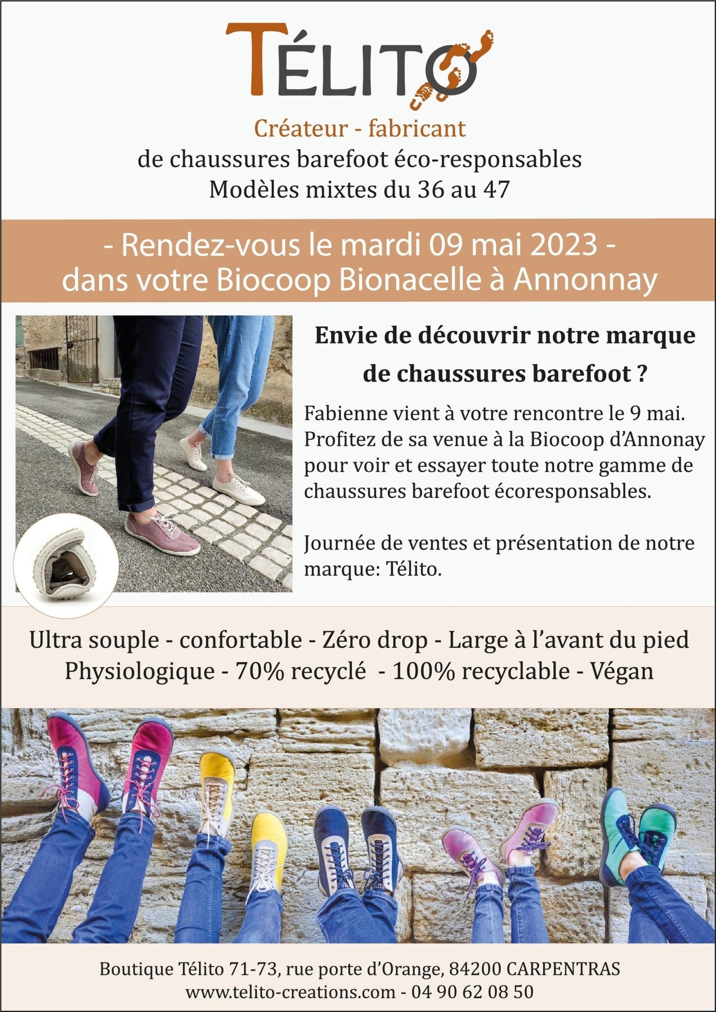 09 mai 2023 - Biocoop Bionacelle - Annonay (07) - Télito