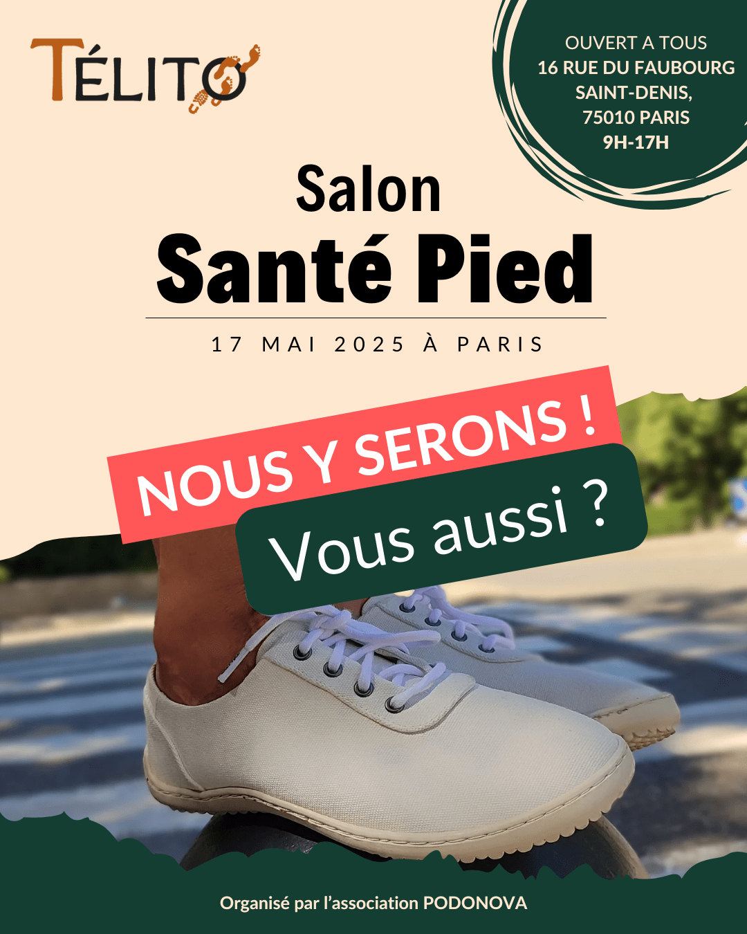 17 mai 2025 - Salon Santé des Pieds - Paris 10ᵉ - Télito