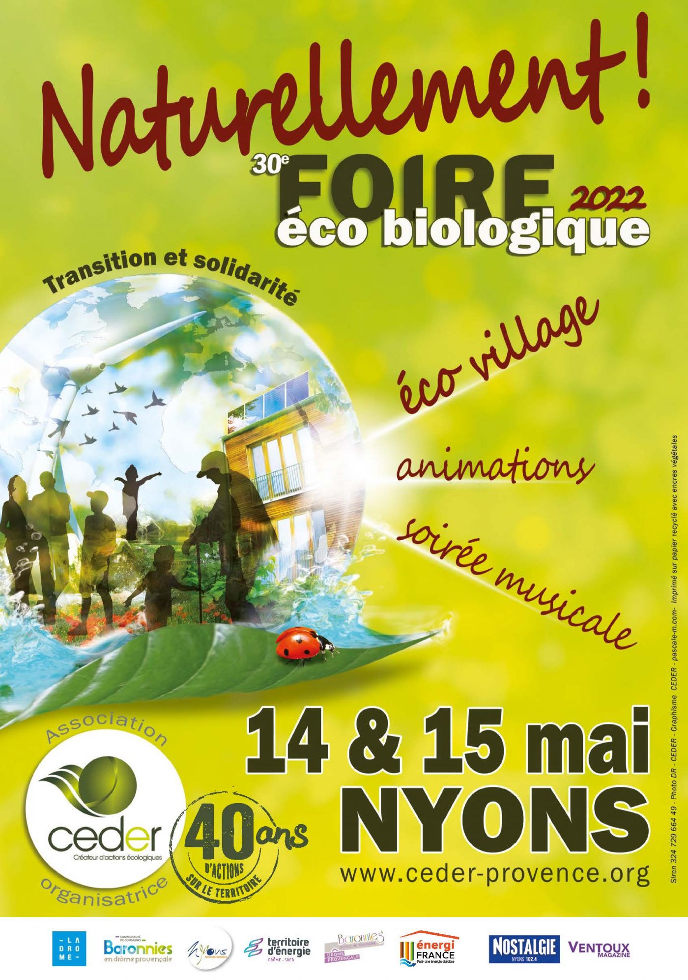 Naturellement! Foire éco biologique - Nyons - Mai 2022