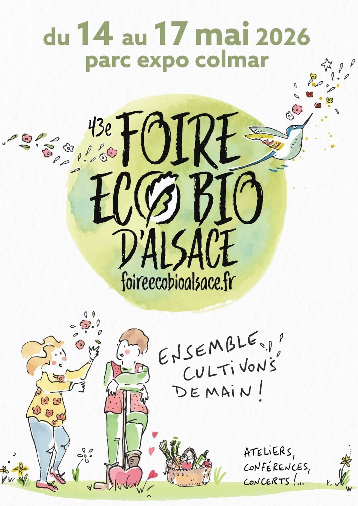14-17 Mai 2026 - Foire Eco bio d'Alsace - Colmar (68)