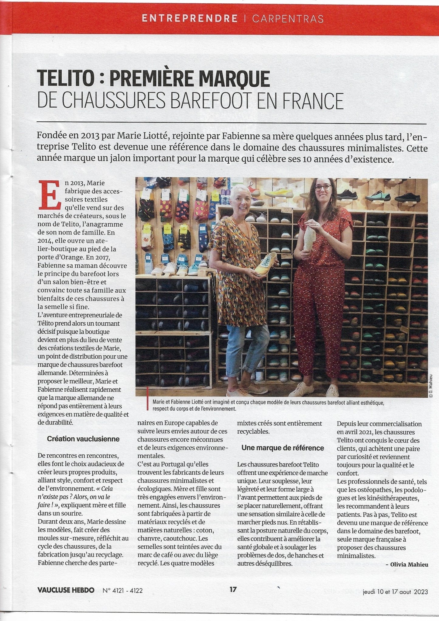 Vaucluse Hebdo - Août 2023 - Télito