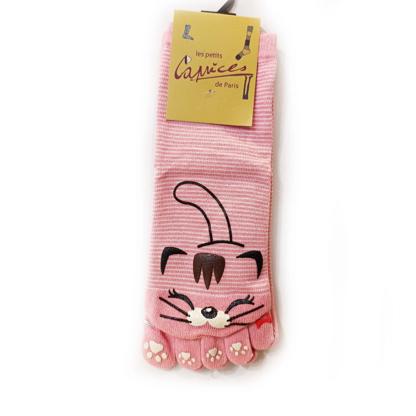 Chaussettes 5 doigts - Chat rose - variant_name - Télito