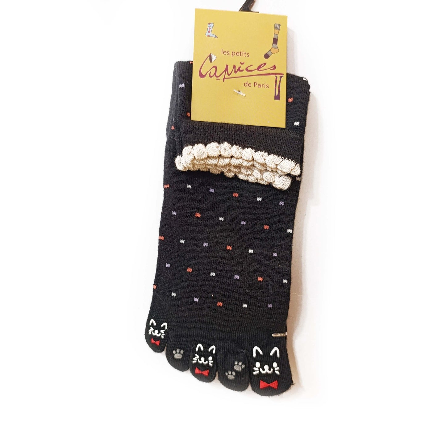 Chaussettes 5 doigts - Chatons noirs - variant_name - Télito