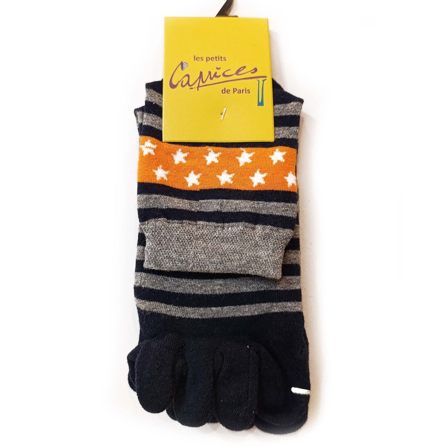 Chaussettes 5 doigts - Étoiles rayées - variant_name - Télito
