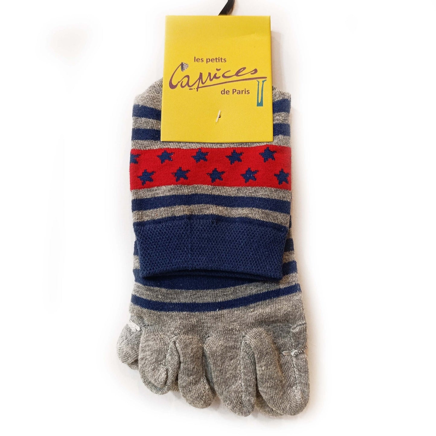 Chaussettes 5 doigts - Étoiles rayées - variant_name - Télito