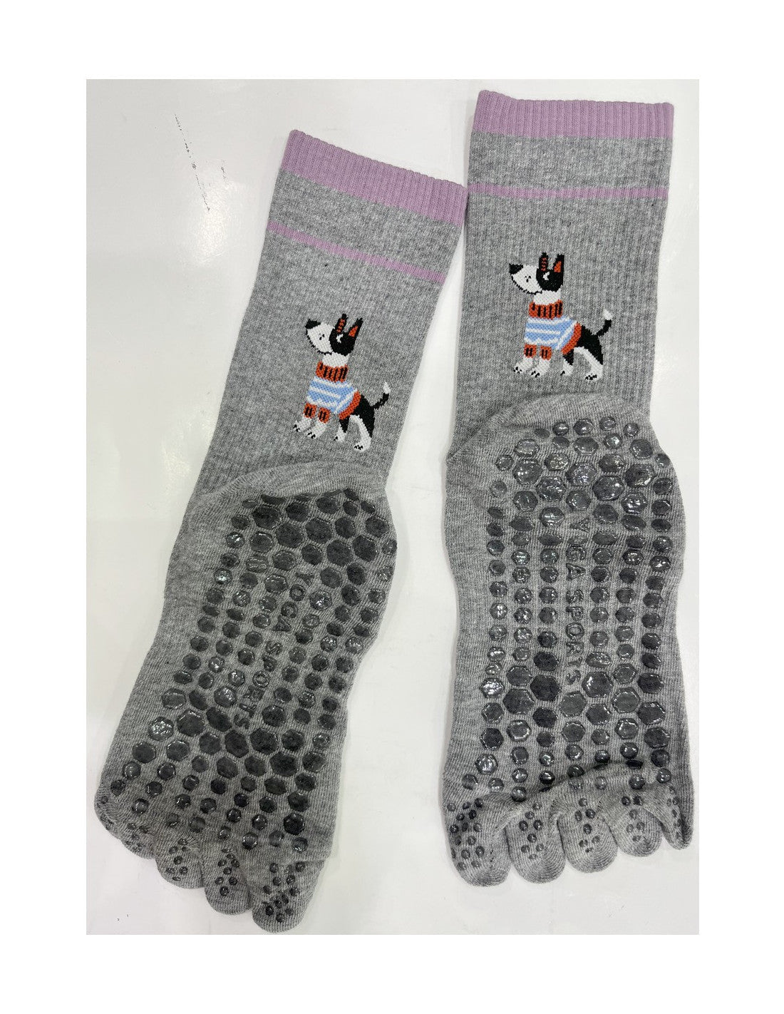 Chaussettes antidérapantes 5 doigts - Chien - variant_name - Télito