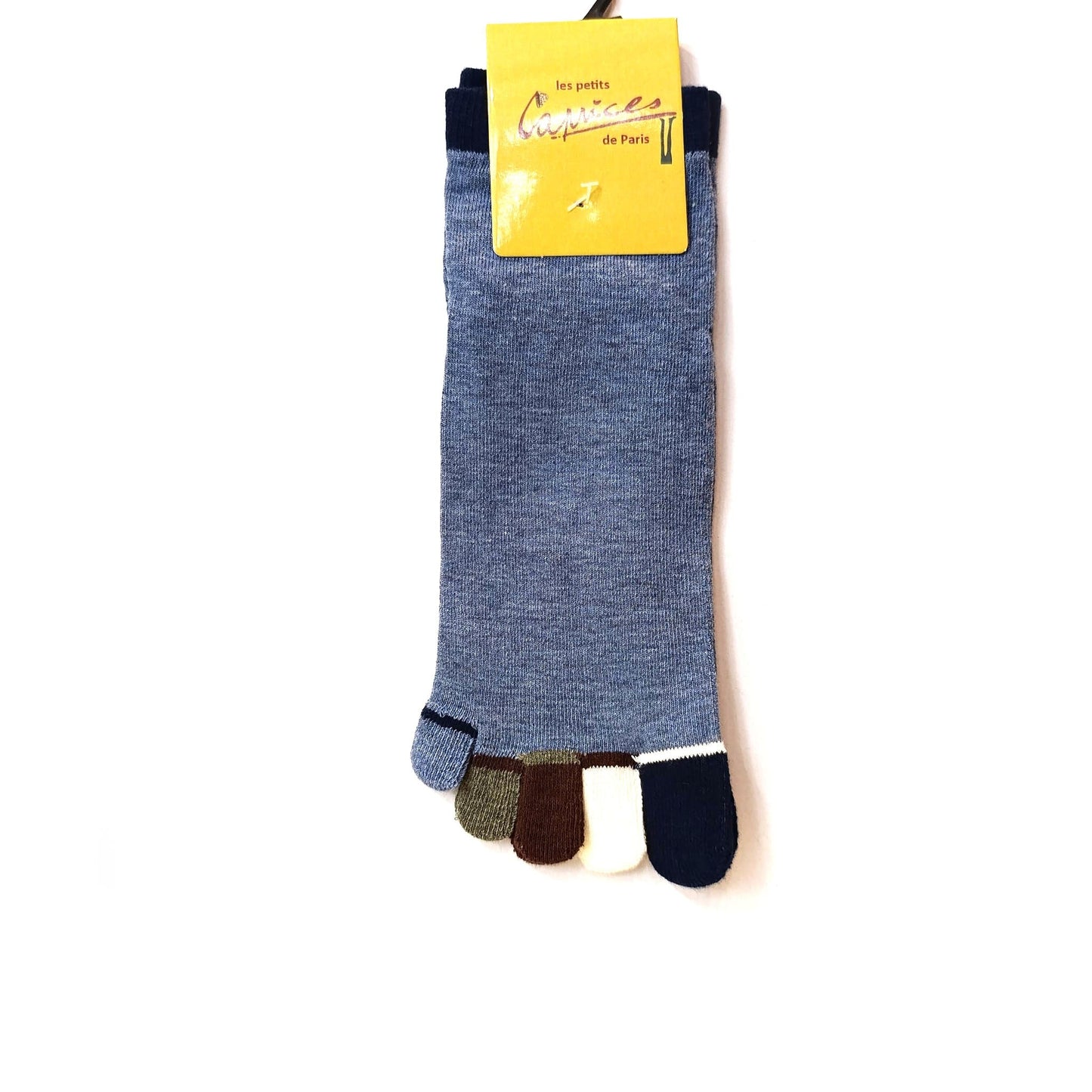 Chaussettes courtes 5 doigts - Orteils colorés - variant_name - Télito