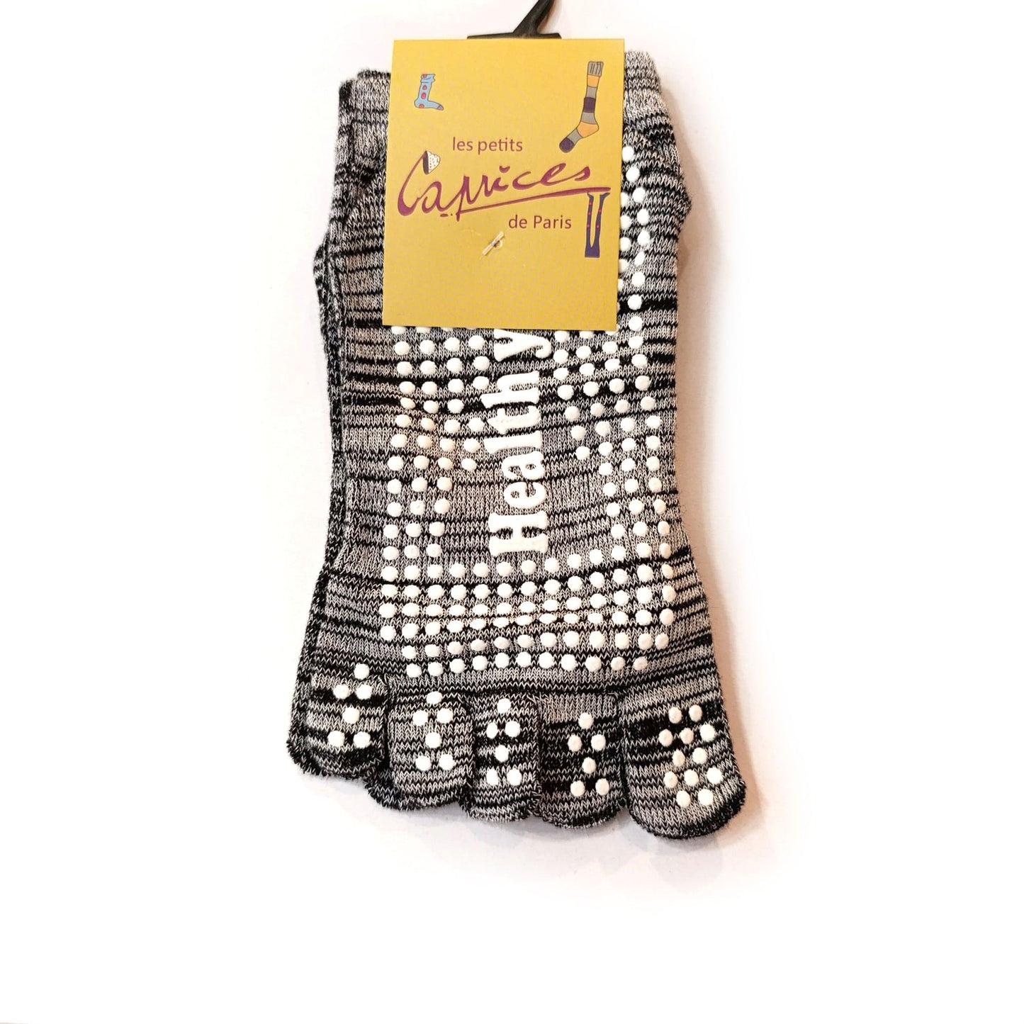 Chaussettes courtes 5 doigts - Yoga - Gris - variant_name - Télito