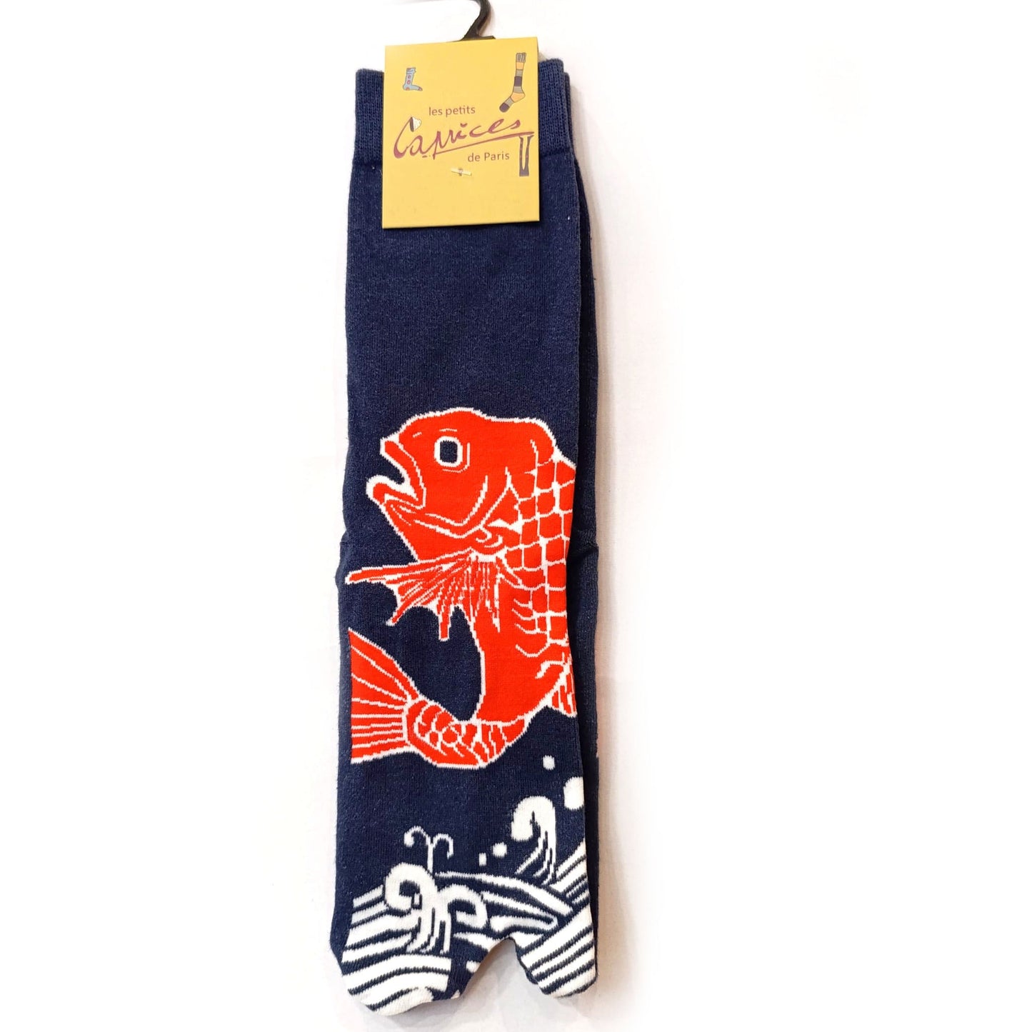Chaussettes japonaises - Carpe Koï marine - variant_name - Télito