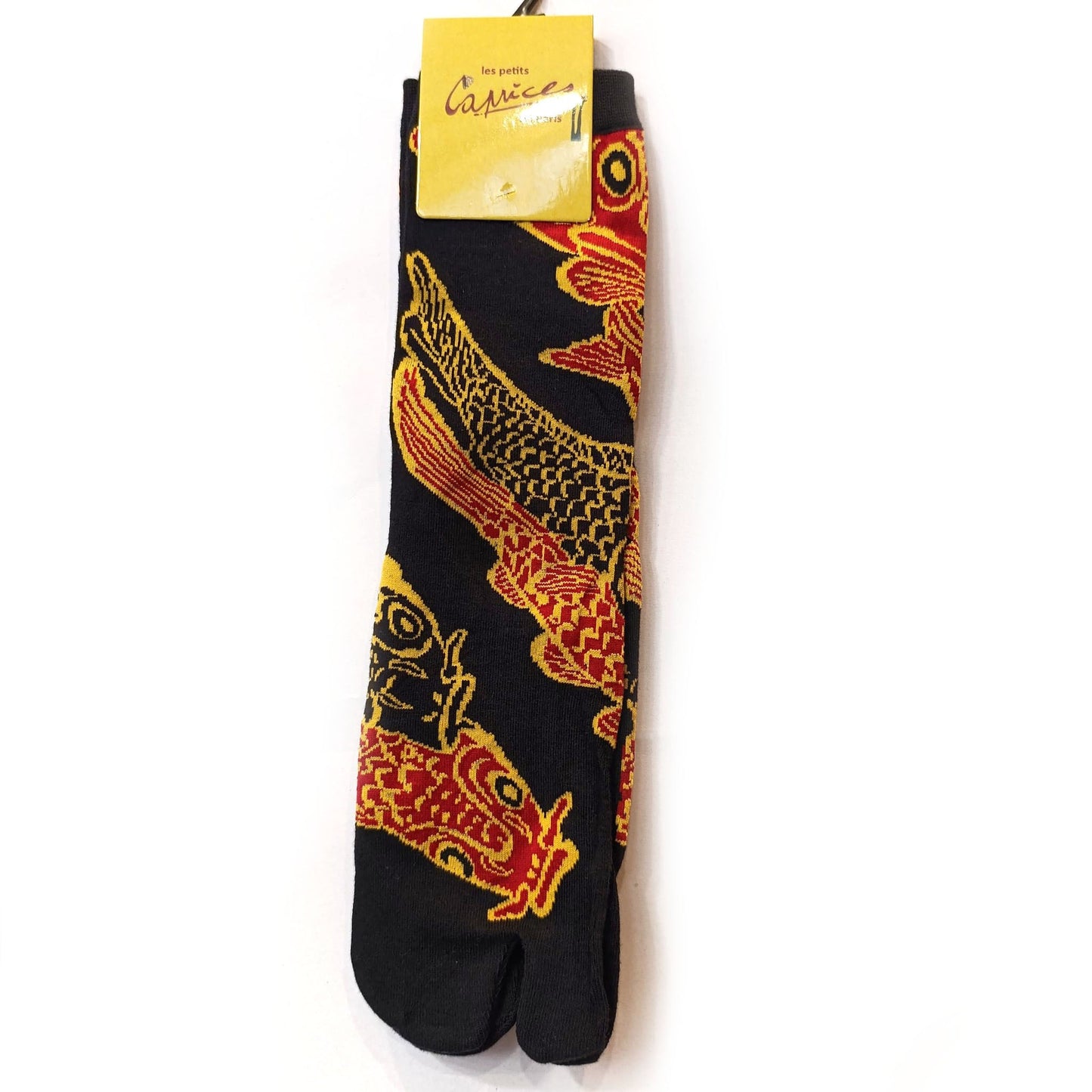 Chaussettes japonaises - Carpe Koï noir - variant_name - Télito