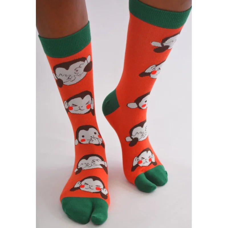 Chaussettes japonaises - Singes de la sagesse - variant_name - Télito