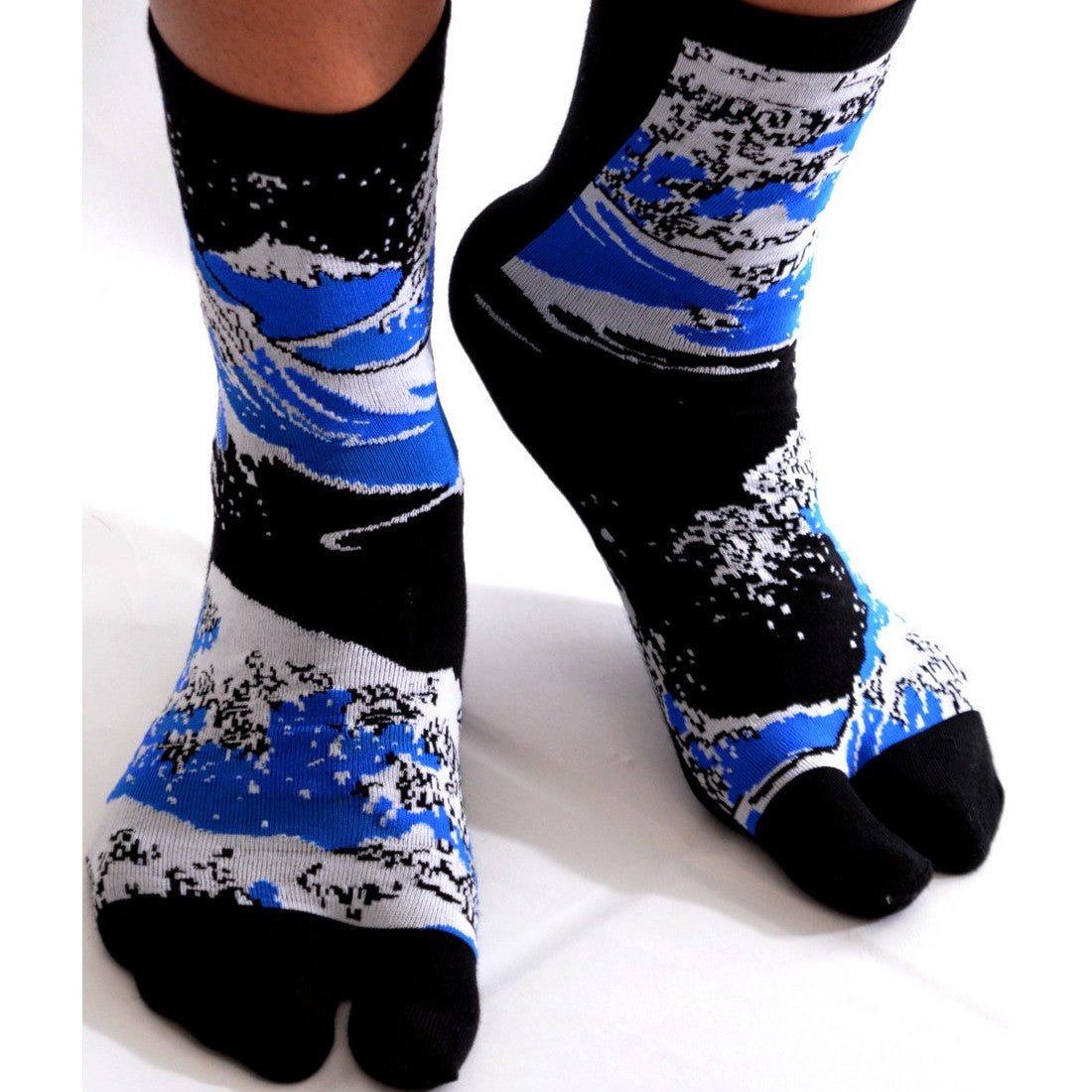 Chaussettes japonaises - Vague de Kanagawa - variant_name - Télito