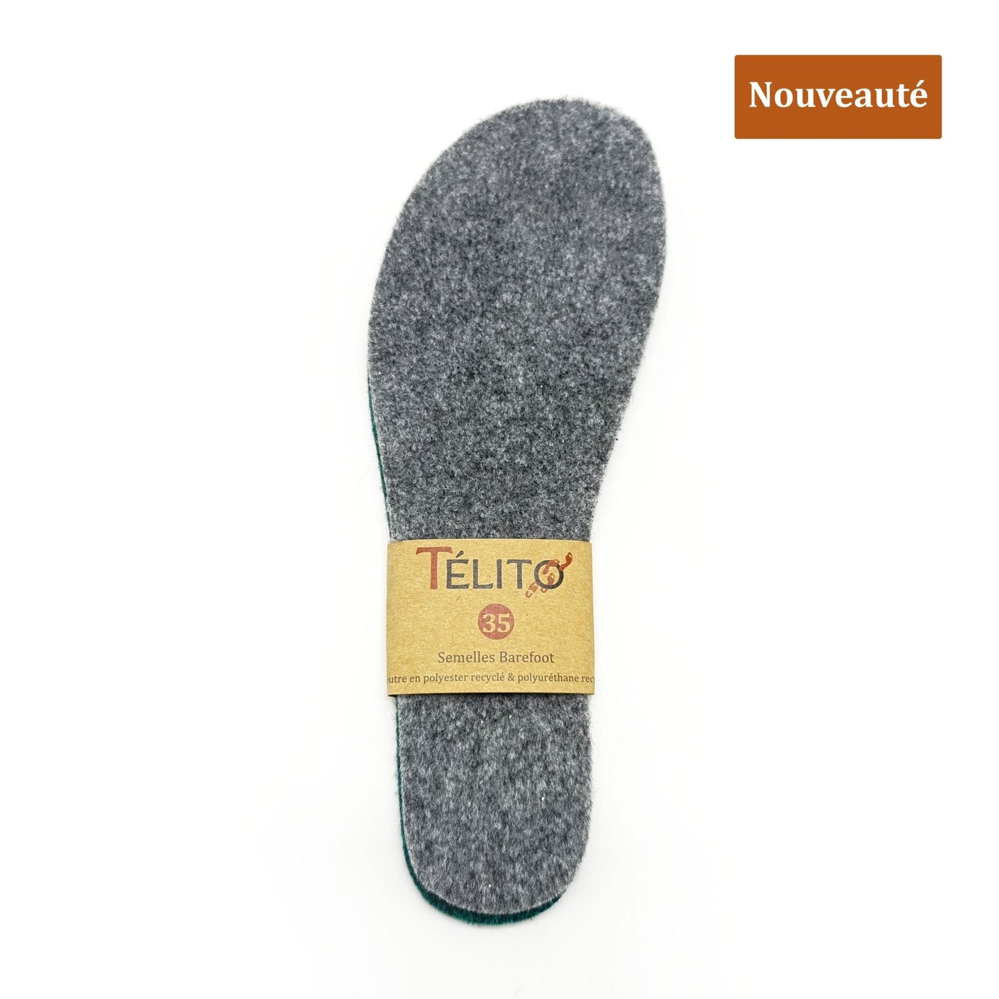 Paire de semelles en feutre végan - variant_name - Télito