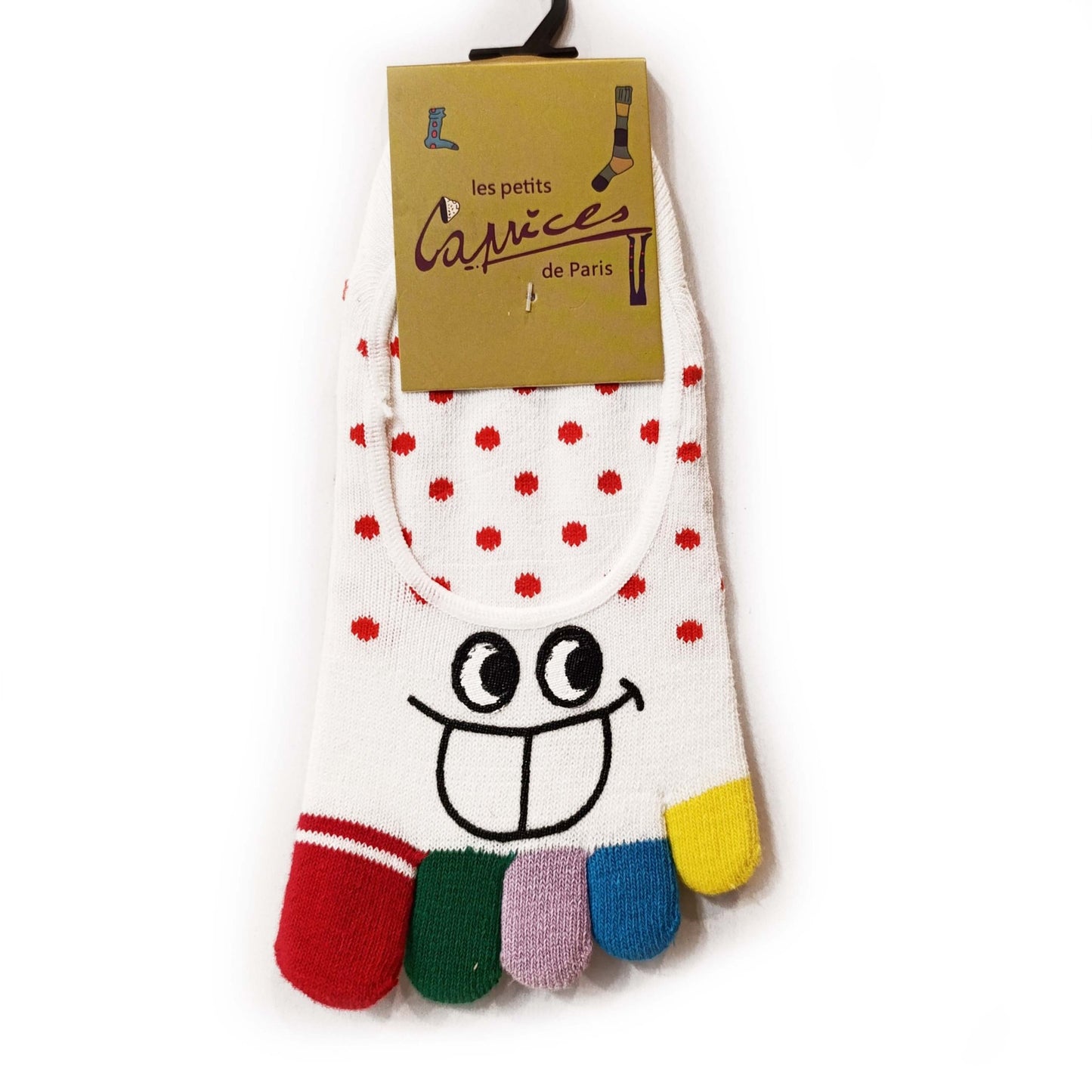 Socquettes 5 doigts - Sourire - variant_name - Télito