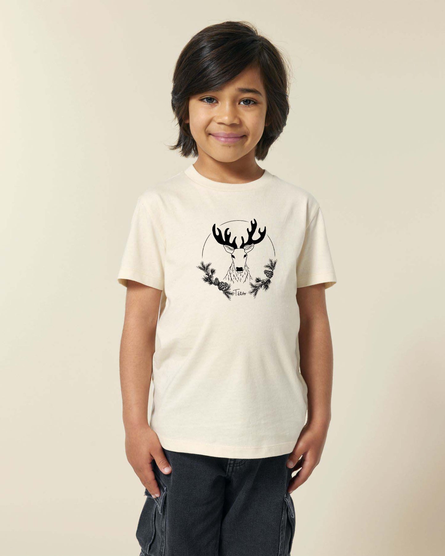 T-shirt Enfant - Cerf - variant_name - Télito